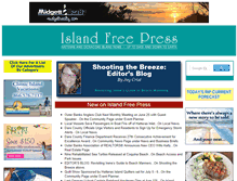 Tablet Screenshot of islandfreepress.org